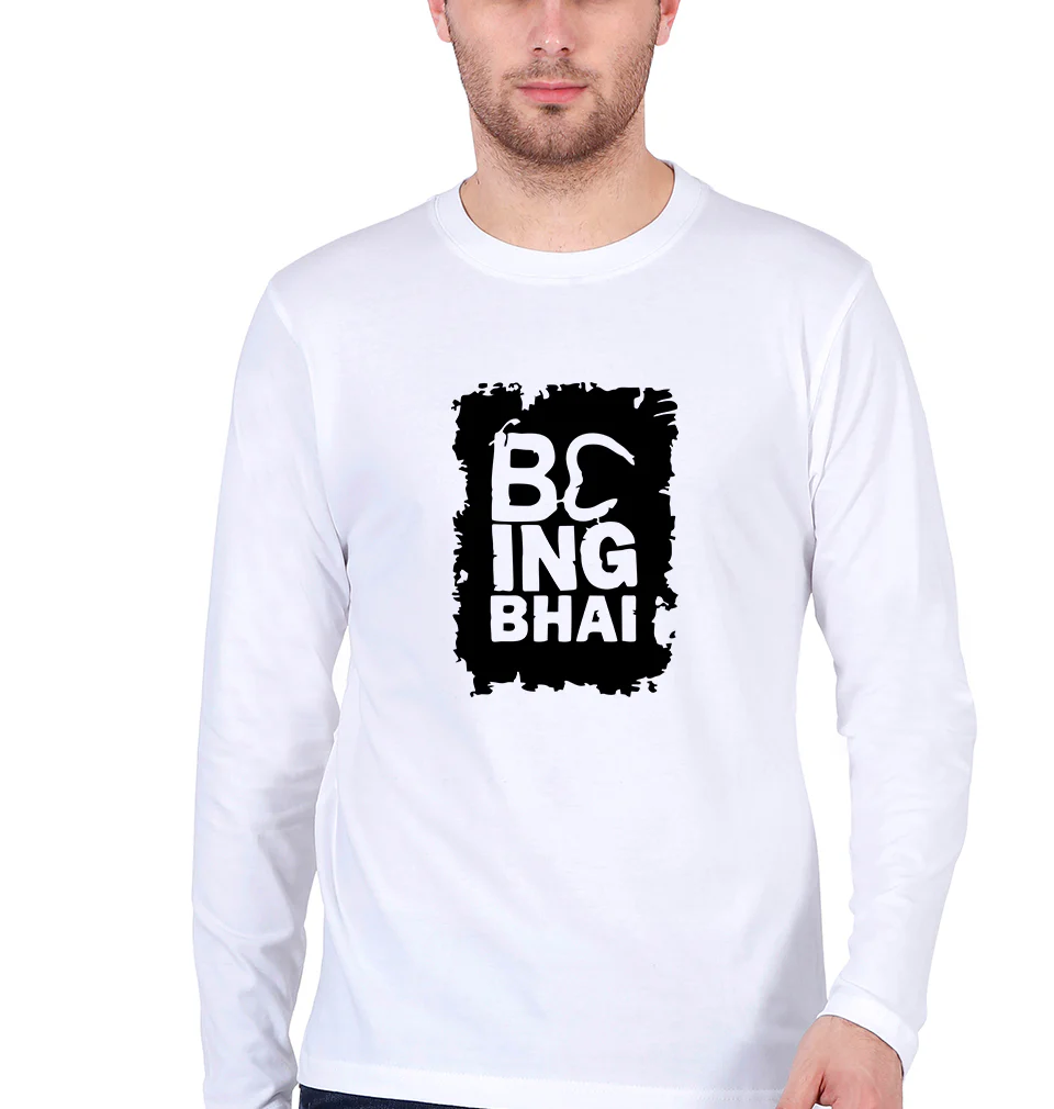 Being Bhai Full Sleeves T-Shirt for Men