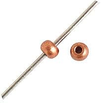 Czech Glass Seed Beads 10/0 (2.3mm Diameter) Metallic Copper Matte Strung DIY Jewelry Making Beads - 500g Bulk Bag by Preciosa (Jablonex)