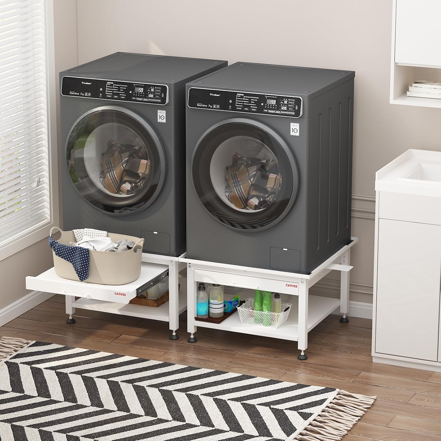 Durable Washer and Dryer Pedestal Stand – 27