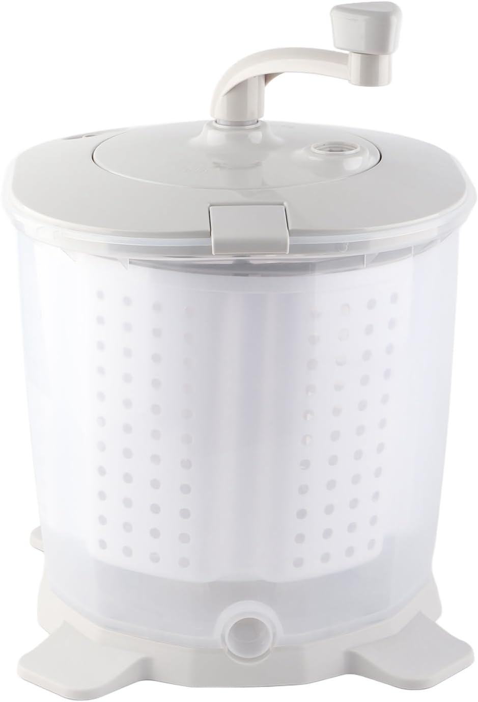 Portable Washing Machine, Manual Operation Mini Washer Machine, Multifunctional ABS Small Laundry Machine for Home Dormitory