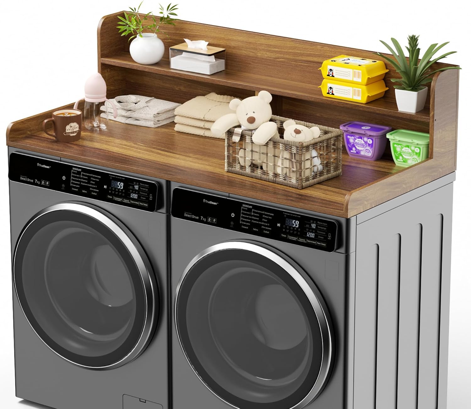 Washer Dryer Countertop with Non-Slip Pads, 2.75