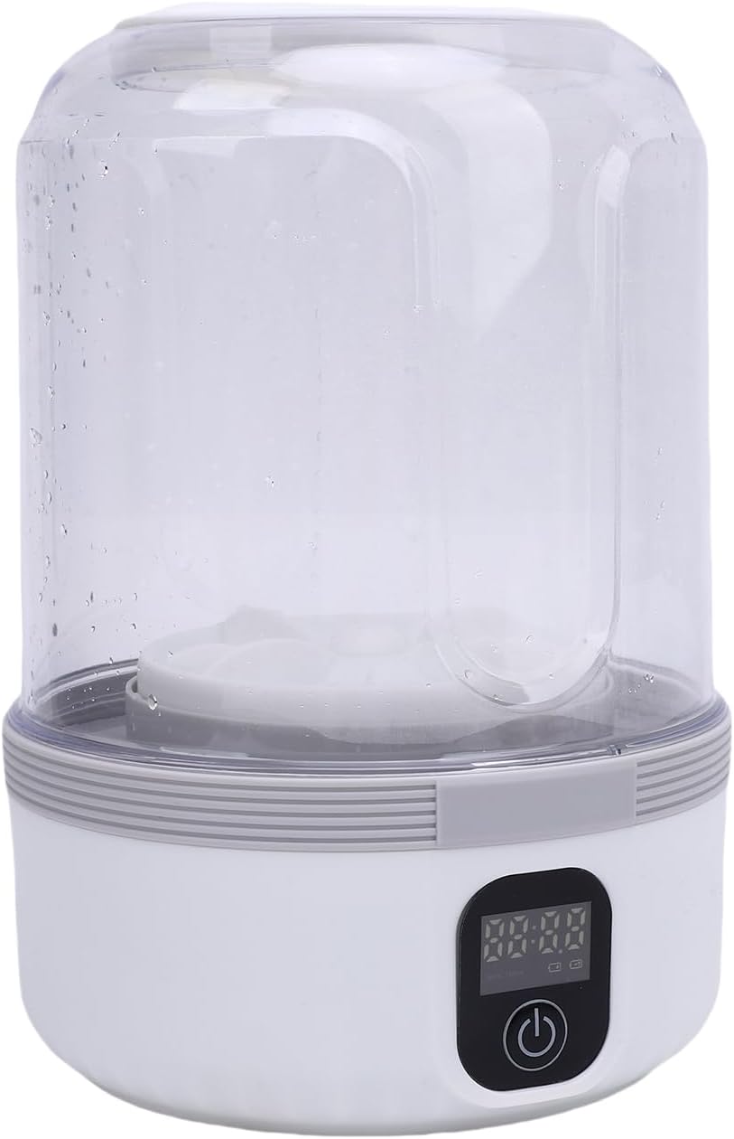 Underwear Washing Machine, Upgraded Mini Portable Wireless Socks Washer Rechargeable Cordless Laundry Machine for Bra, Baby Clothes, for Apartments, 360° Spiral Rotation