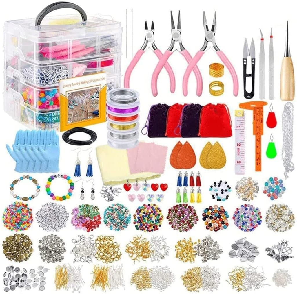 2035Pcs Jewelry Making Supplies Kit Accessories Jewelry Accessories Letter Beading Set Material DIY Gift