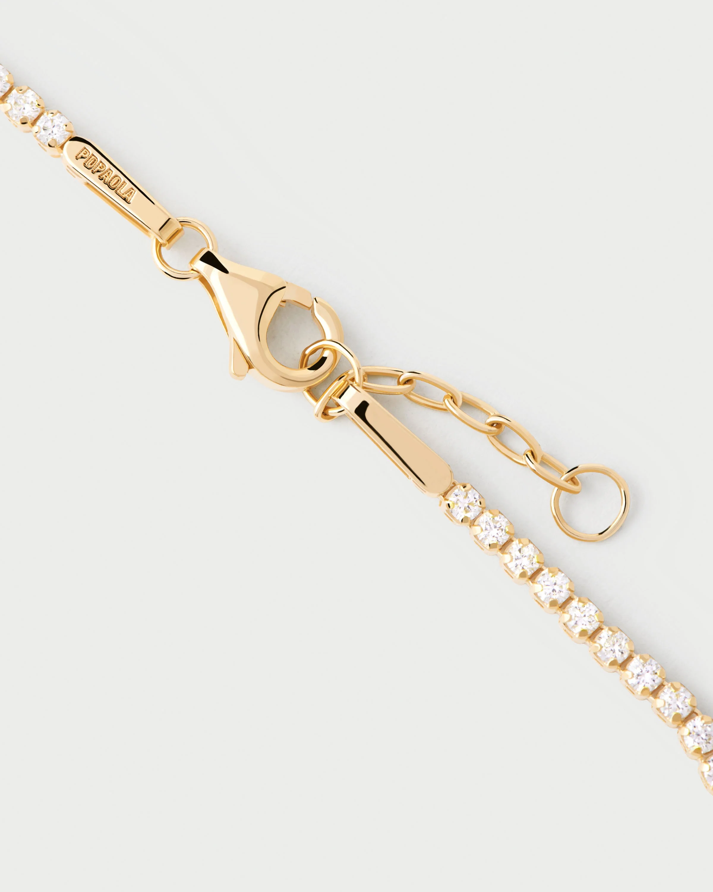 Diamonds and Gold Tennis Bracelet