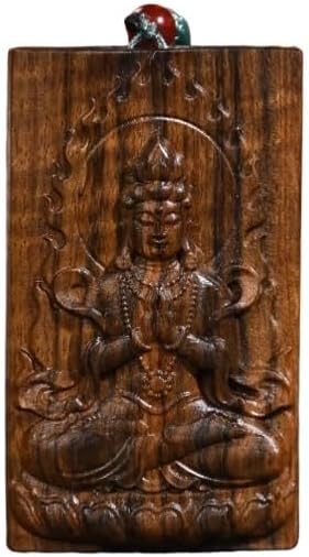Agarwood True Vietnam Agarwood Hand Carving Aloewood Avalokitesvara Pendant Car Pendant