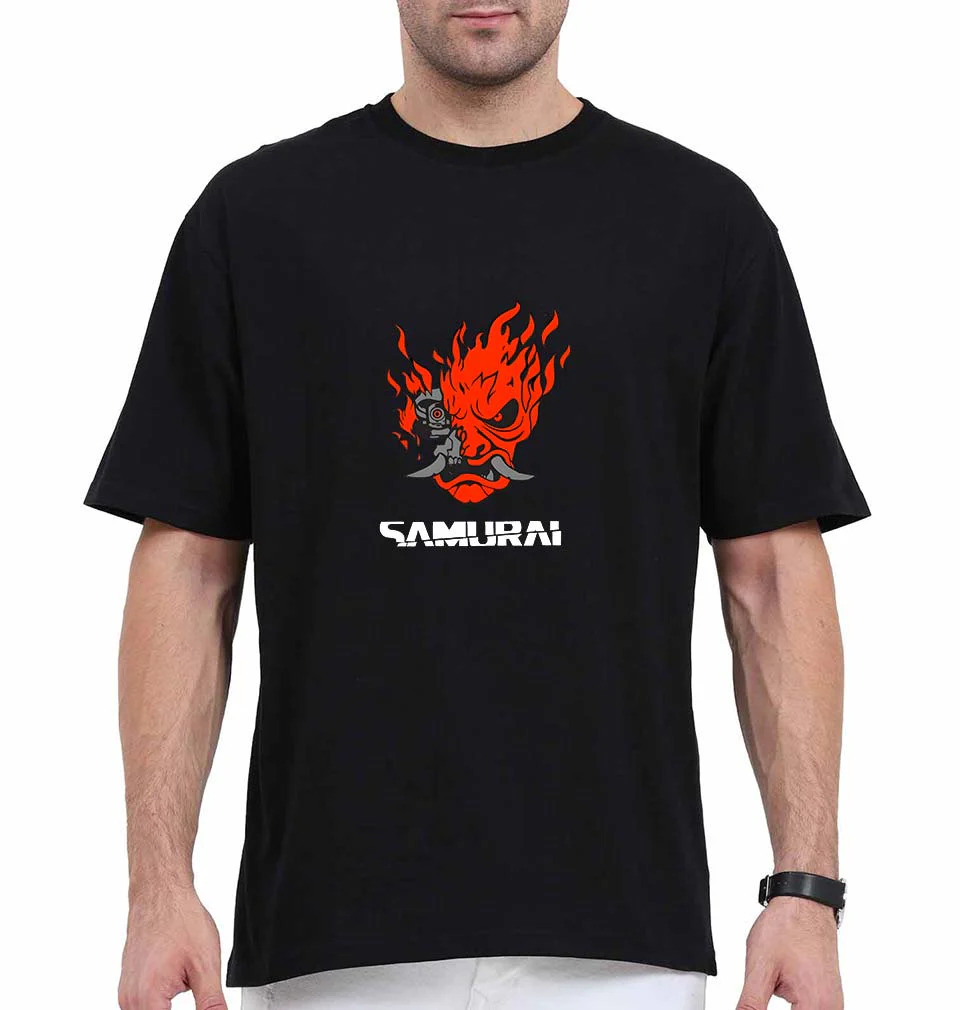 BAND SAMURAI - CYBERPUNK 2077 Anime Oversized T-Shirt for Men