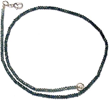 Natural Gemstone Australian Blue Sapphire 3MM Approx. Faceted Rondelle Beads 16