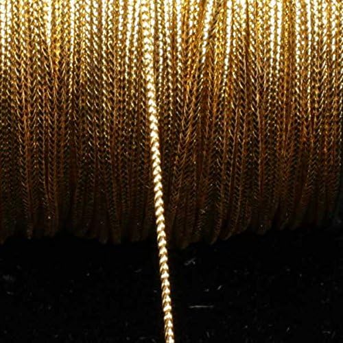 Gold Contemporary Braided Craft Cord 0.25
