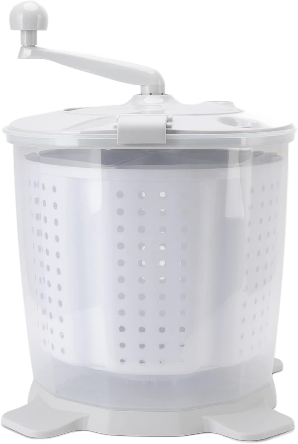 Portable Washing Machine 2 in 1 Hand Crank Mini Clothes Spin Dryer for Dorms, Apartments, Camping, RV - Washer and Dryer - Manual Non Electric