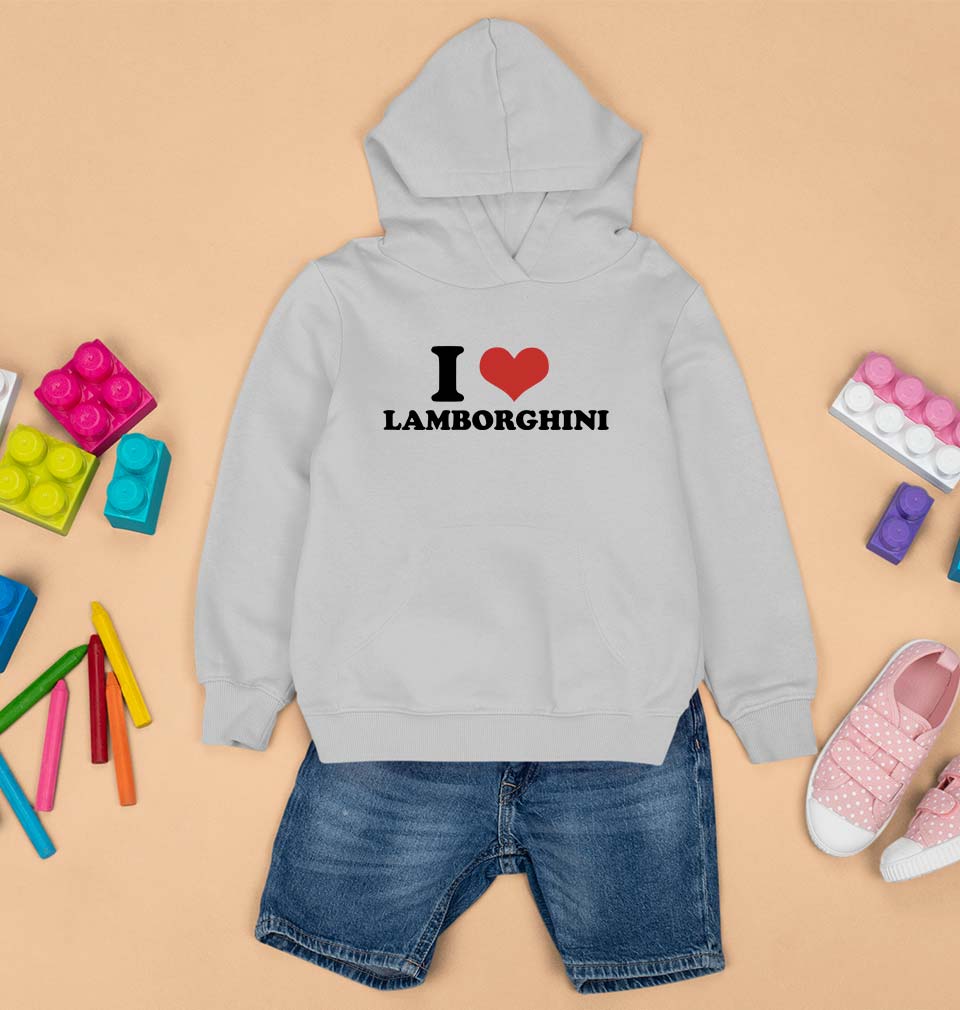I LOVE LAMBORGHINI Hoodie for Boy/Girl