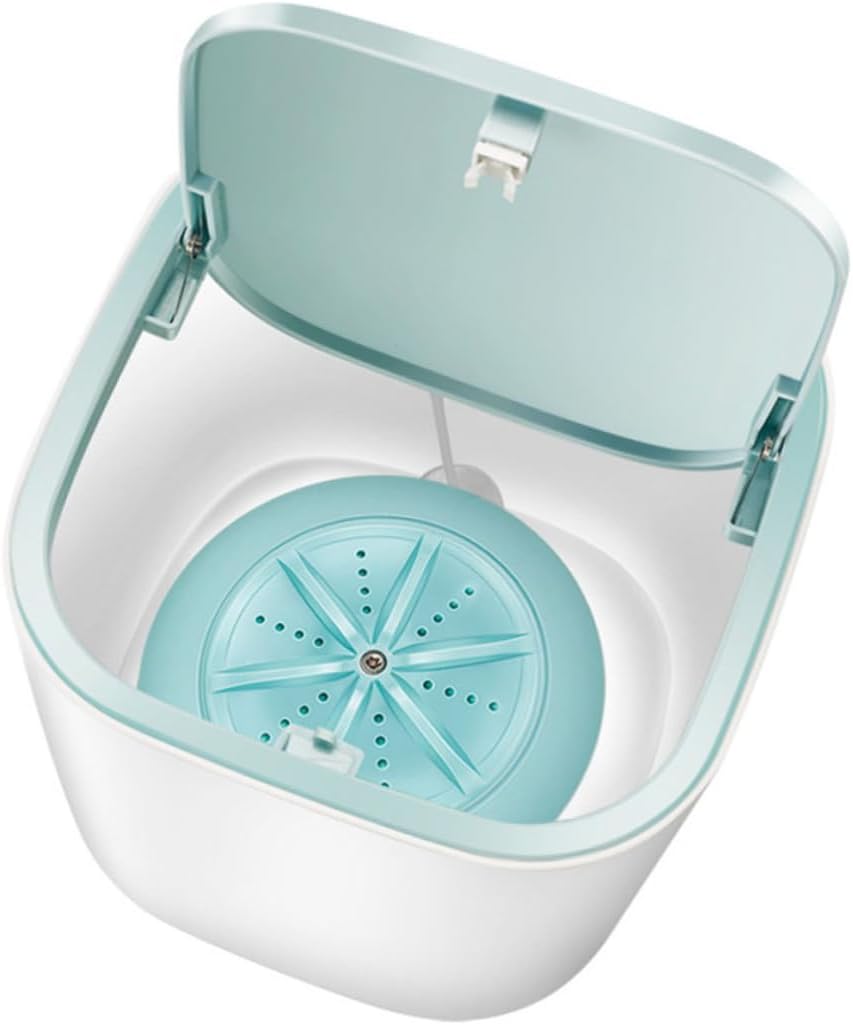 Angoily Household Mini Washer Portable Turbine Washer for Socks Clothes Easy to Carry Use