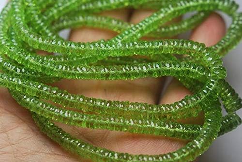 7 Inches Strand,AAA Quality,Natural Perit Faceted Button Beads Size 4.5-5mm Code-HIGH-64568