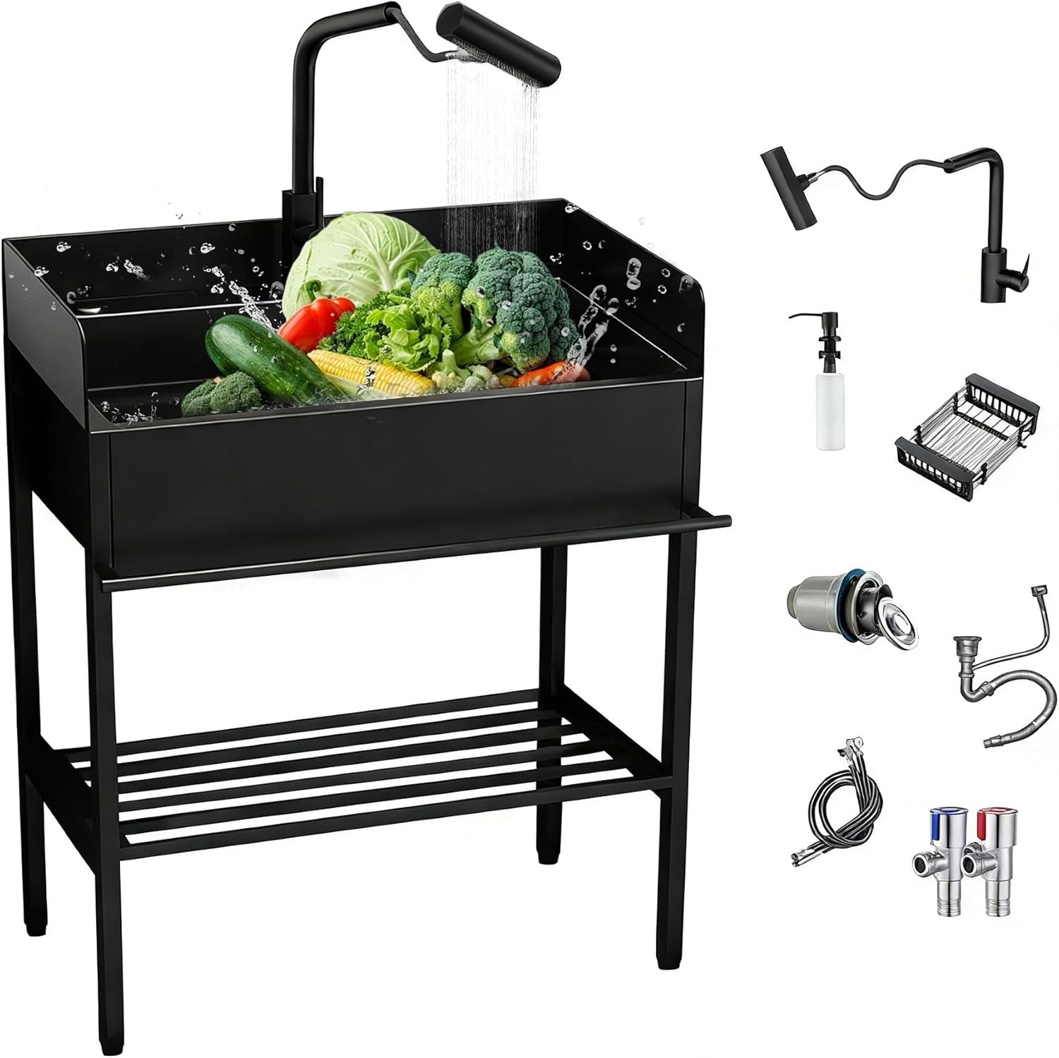 Stainless Steel Utility Sink,23.8