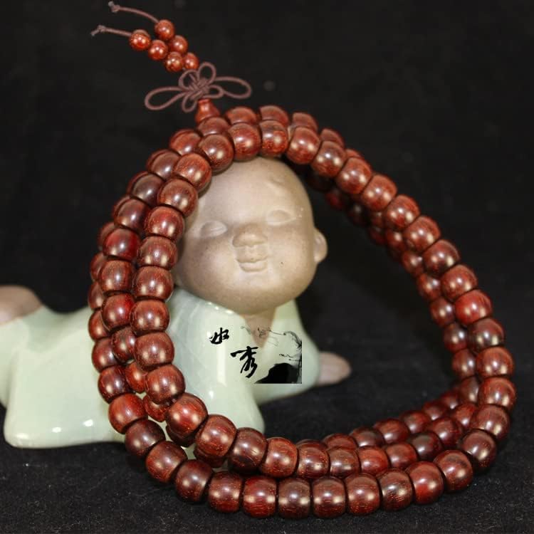 印度小叶紫檀同料顺纹 藏式珠8*10 7 * 96 * 8佛珠手串(同料顺纹6*8)