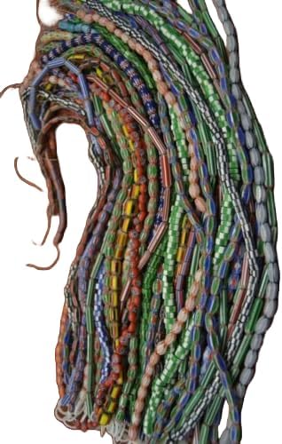 12 Strands ASSORT Chevron Glass Beading Beads 16