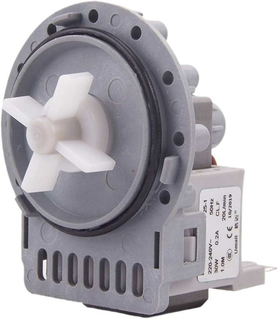 30W Washing Machine Drain Pump Motor 220v General Washer Drain Pump Replacement Kit For Laundry Appliance Parts