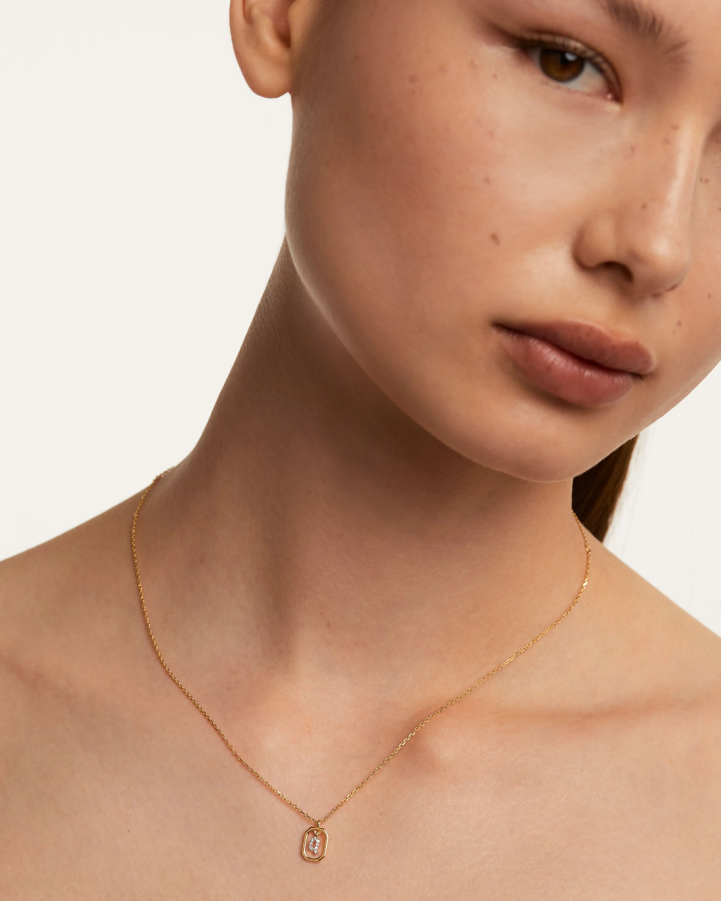 Mini Letter Q Necklace
