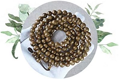 GLW Brunei Genuine Wild Agarwood Aloewood 7mm Meditation MALA Prayer Beads#4958