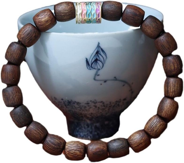 Agarwood 8mm Pursat Qi Nan Agarwood Skewers Submerged Grade Buddha Beads Rosary Beads