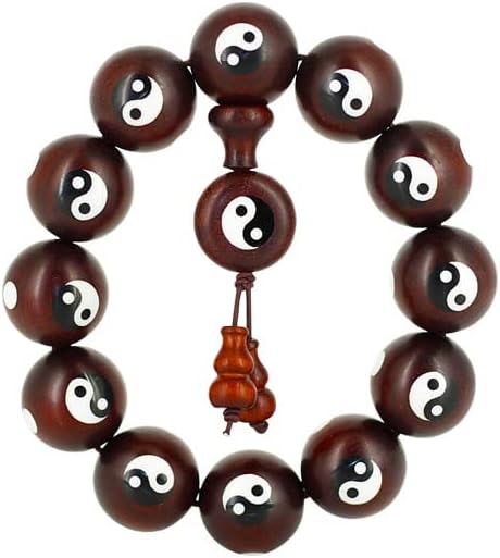 赞比亚小叶紫檀八卦葫芦款血檀20男女士文玩佛珠手串(血檀八卦葫芦款)