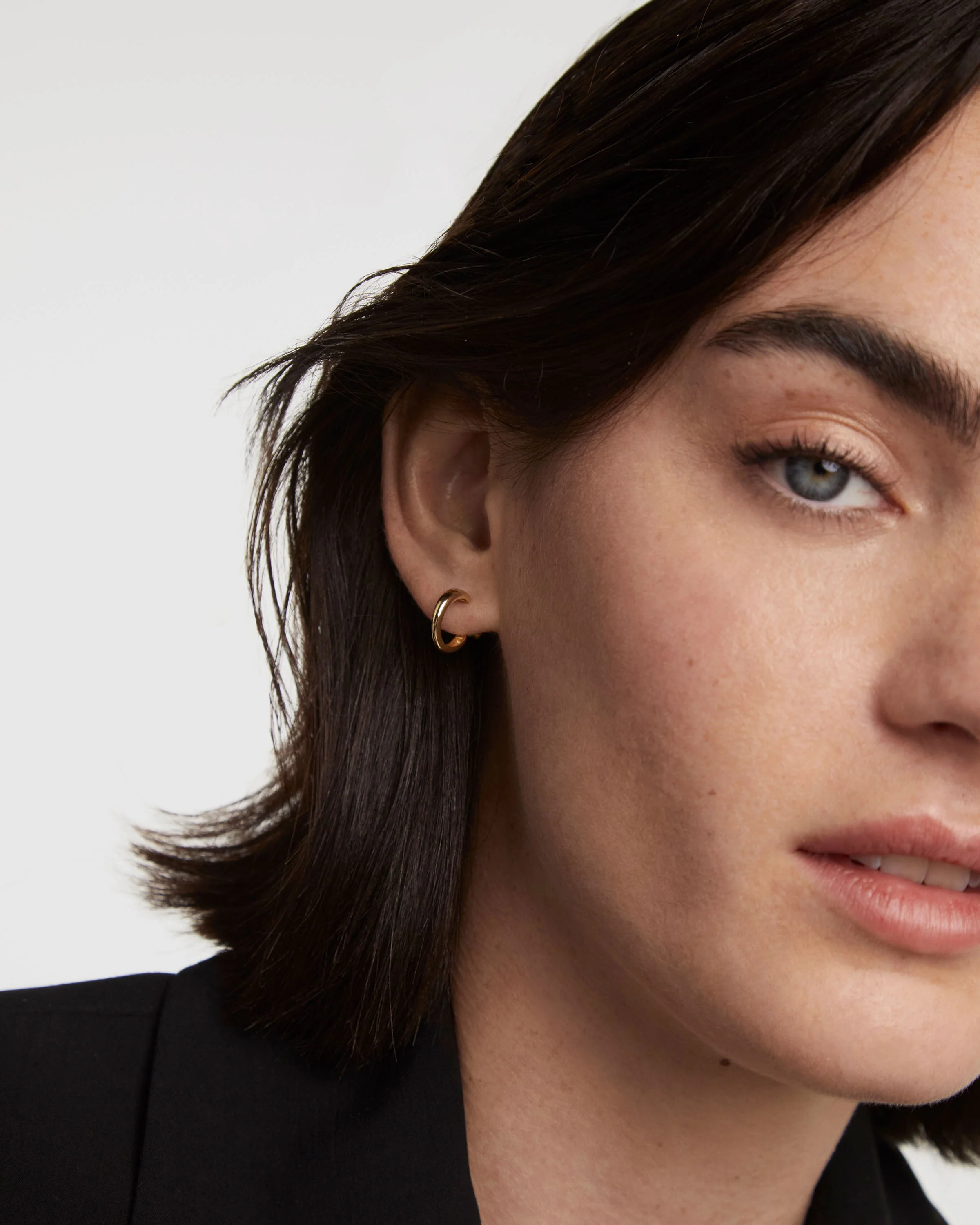 Gold Joan Mini Hoops