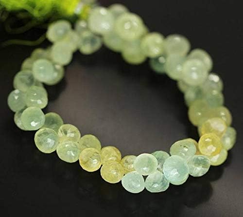 1 strand prehnite onion dropfaceted 9'' long strand gemstone beads, jewelry supplies for jewelry making, bulk beads, for meditation jewellery gemstone 8mm