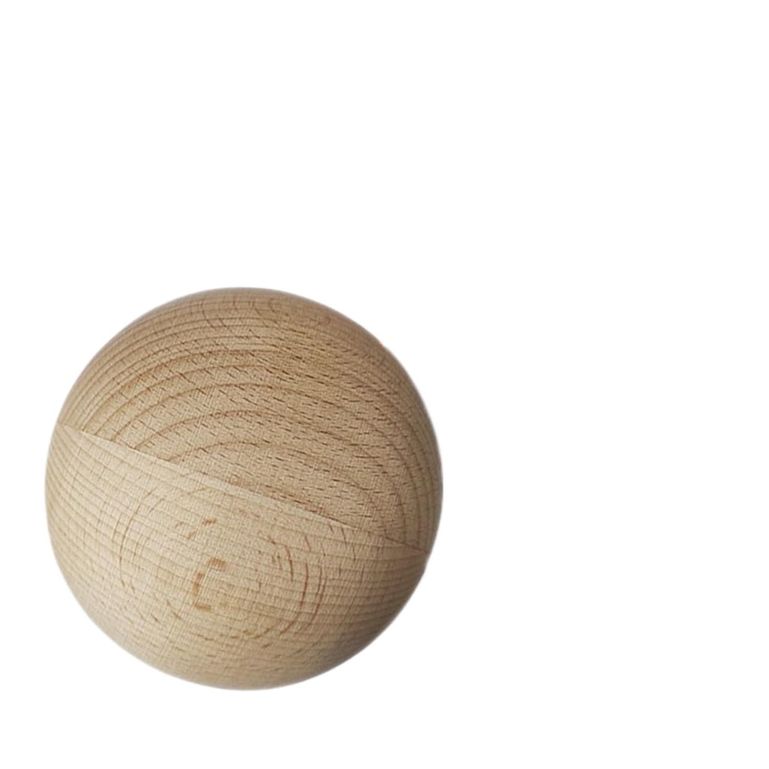 1-20Pcs Colored Solid Wooden Balls with A Diameter of 6mm-100mm Handmade DIY Carved Beads Non Porous Original Wooden Balls(Raw Wood 100mm,5PCS)