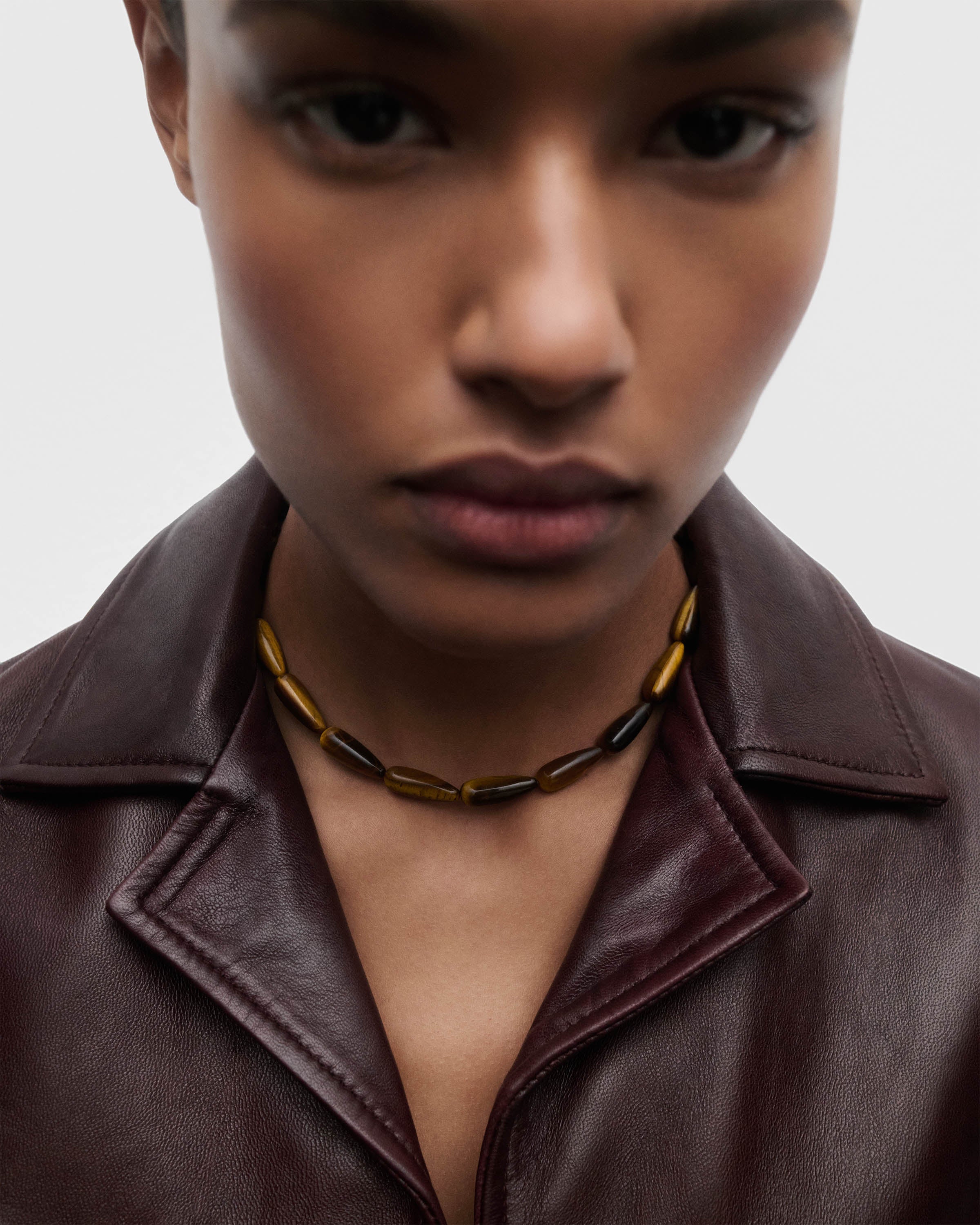 Tiger Eye Drop necklace