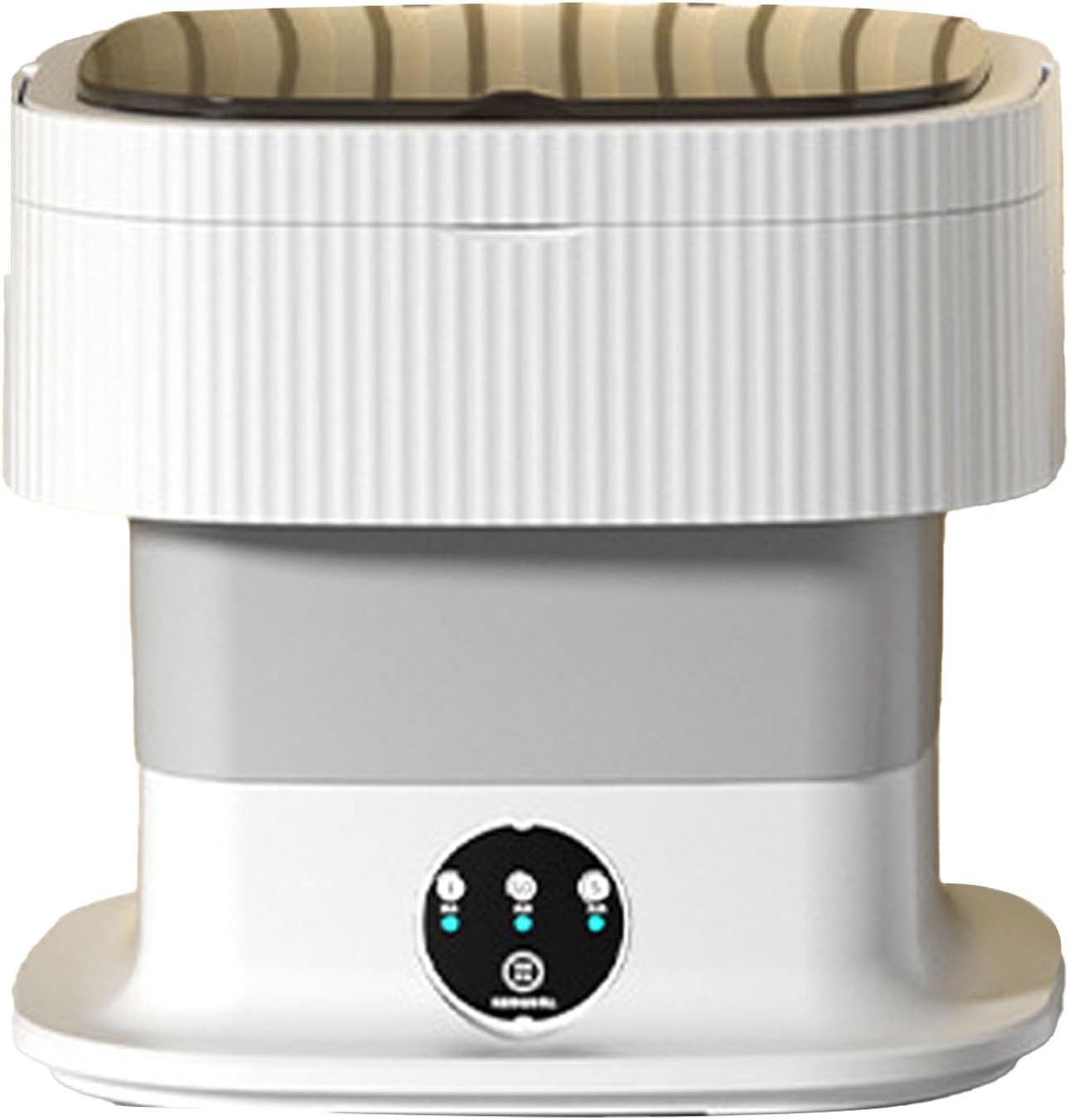 Portable Washing Machine, Small Compact Laundry Machine Mini Collapsible Washer for Underwear Baby Clothes for Travel Apartment RV (US Plug)