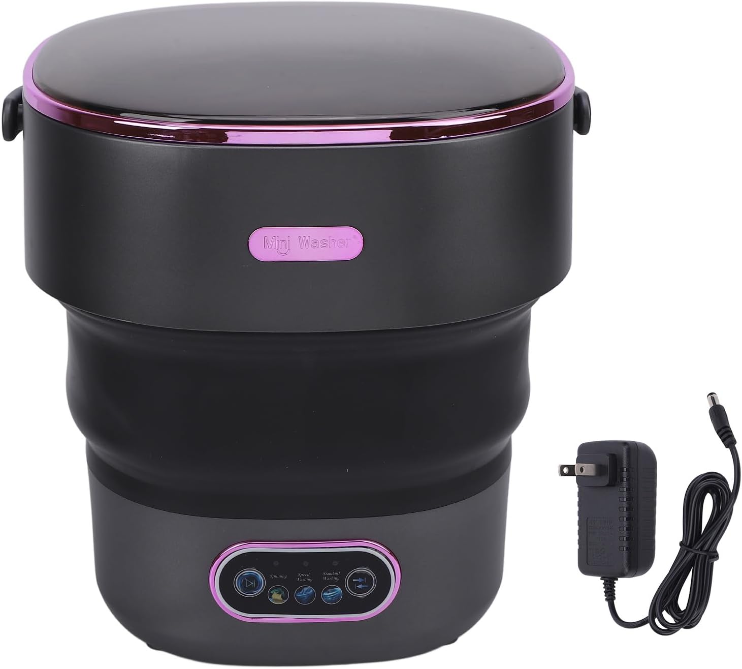 Portable Washing Machine, 13L 40W Upgraded Mini Laundry Washer Mini Washer with Drain Hose for Underwear, Baby Clothes, Shirt, Socks