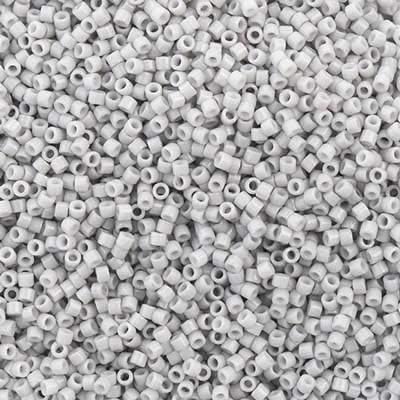 Miyuki Delica 11/0 - Duracoat Opaque Dyed Grey Coin DB2366-250gms Bag of Japanese Glass Beads Bulk Bag of Japanese Glass Beads