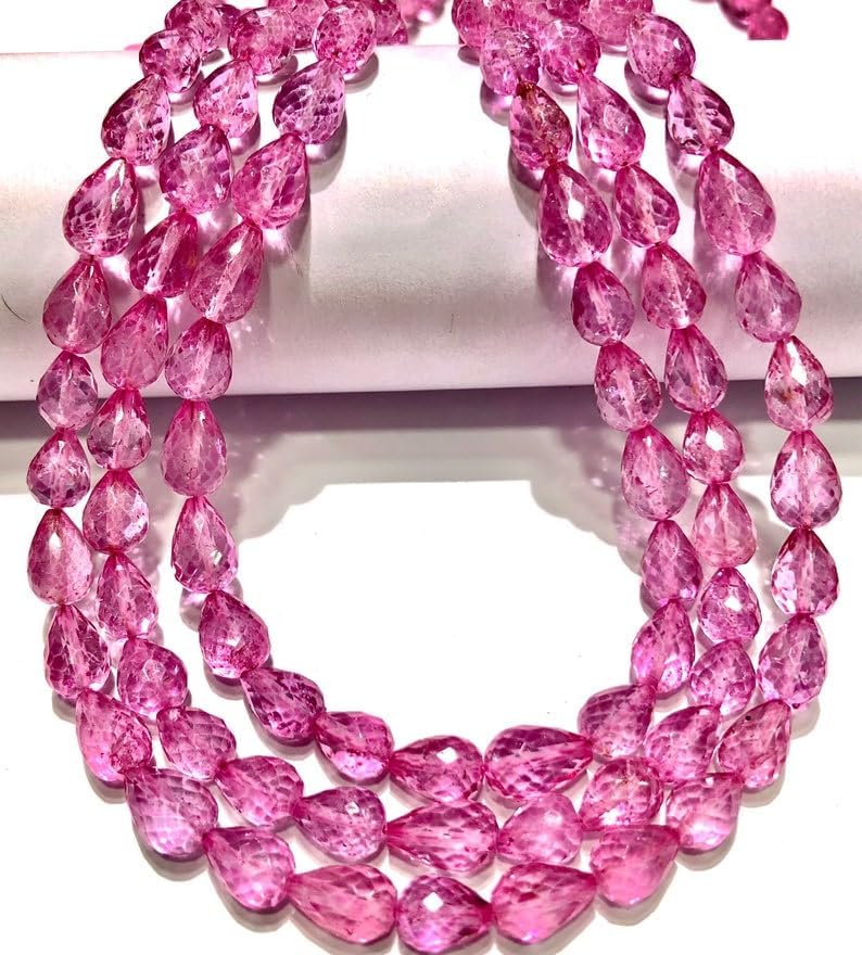Natural OPAZ Tear Drop Faceted Beads 6x9 18 inch Long String Jewelry Making Gemstone Beads for Necklace Bracelet