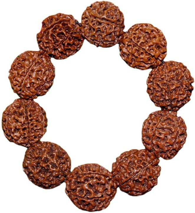 Mascot Wooden Crafts Wood Carving Art Wood Decoration Artwork 印尼 金刚菩提子小孔 正圆 5 6 7 8 9瓣(八瓣(10颗))