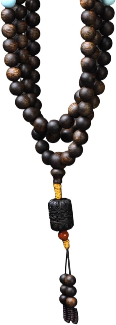 Brunei Agarwood 8mm*108 Beads Rosary Pendant Soft Silk Variety with Rich Floral Aroma