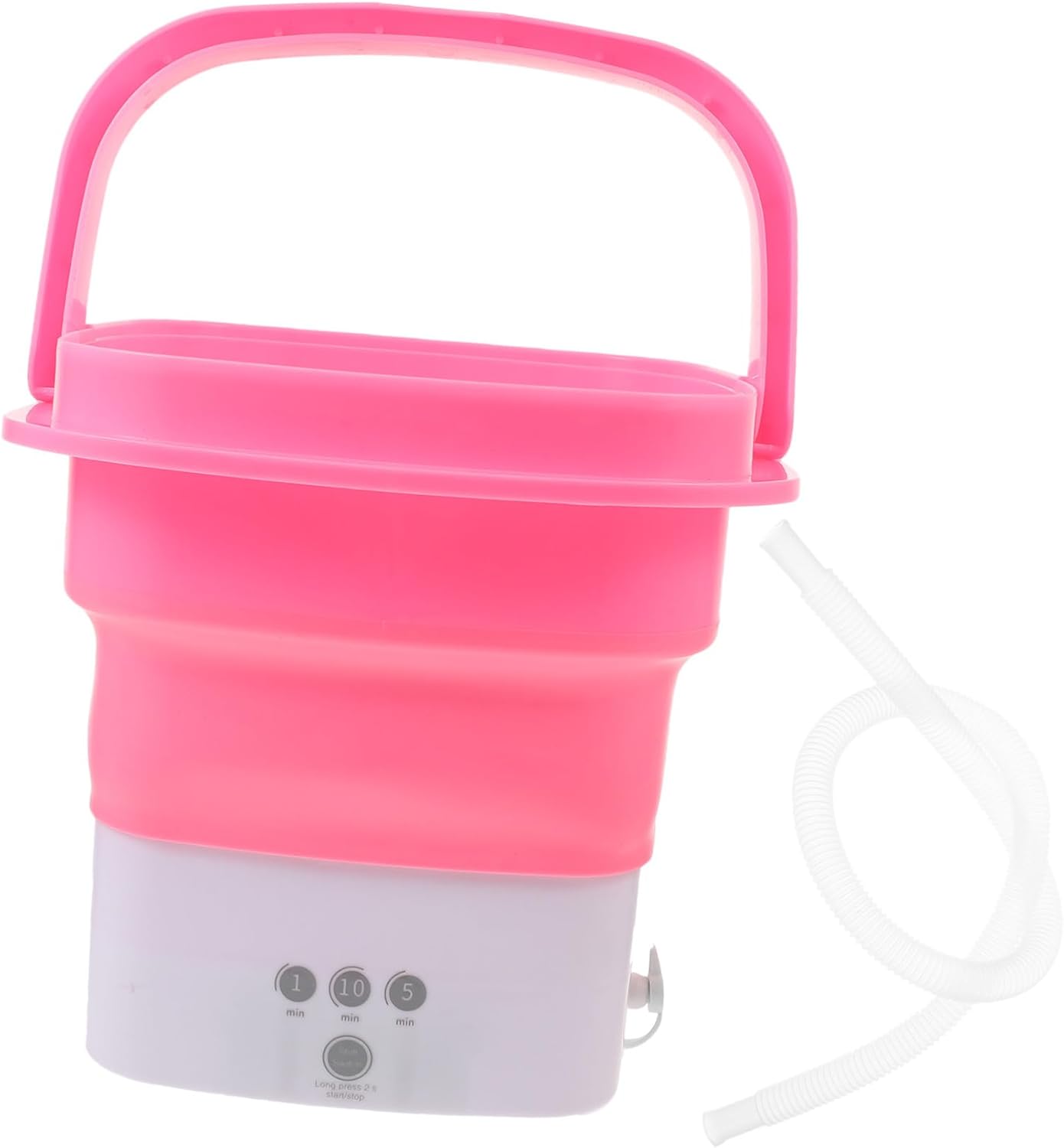 Portable Mini Washing Machine Foldable Compact Electrical Washer with Timer Touchscreen Lightweight for Home Apartment Camping Travel US Plug