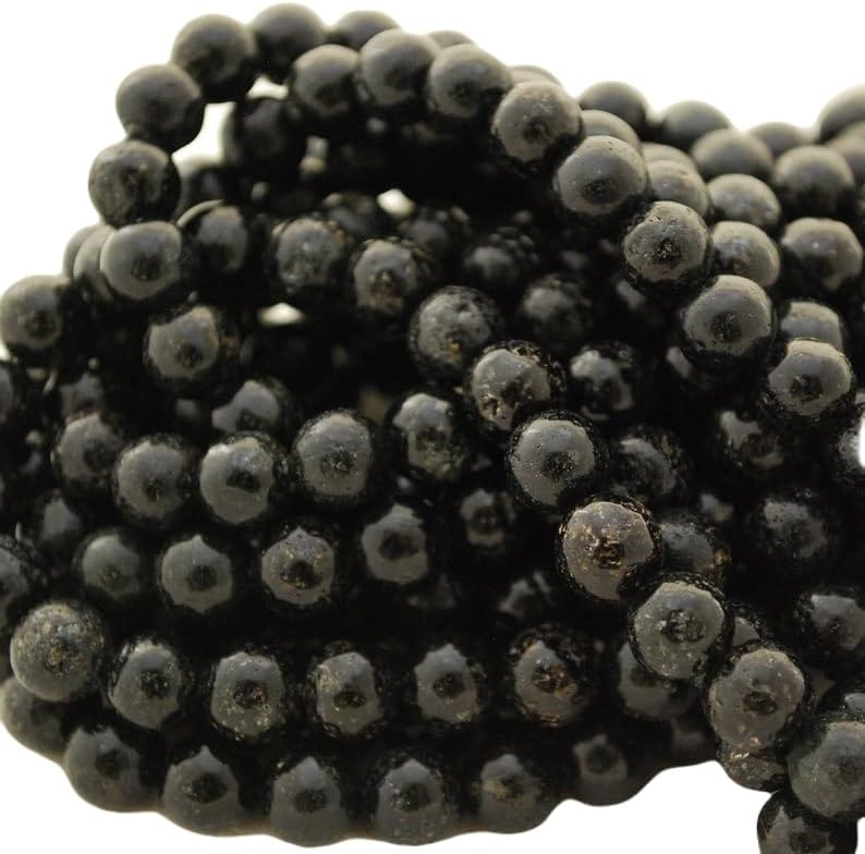 13 inch Strand of Natural gem Dark Knight, 12mm Round Smooth Beads for DIY Jewelry Making. | Beads_03675