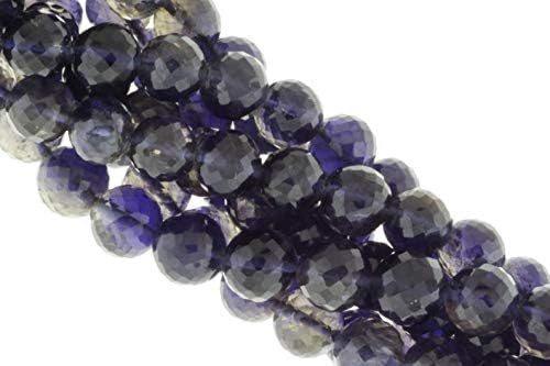 Blue Iolite 7mm Faceted Rounds 8