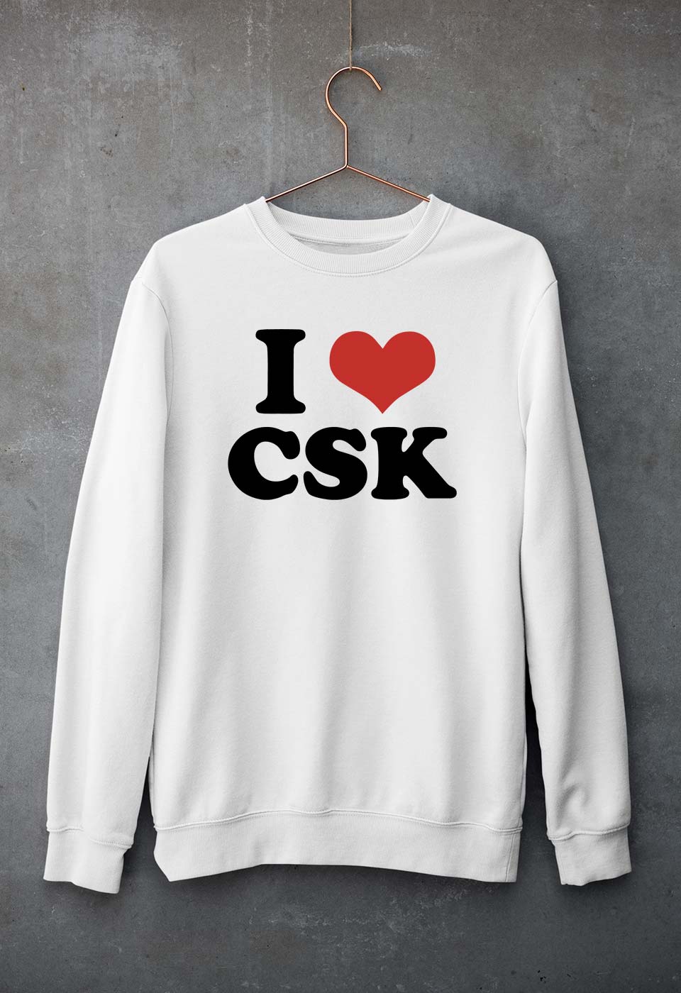 I LOVE CSK Sweatshirt for Men/Women