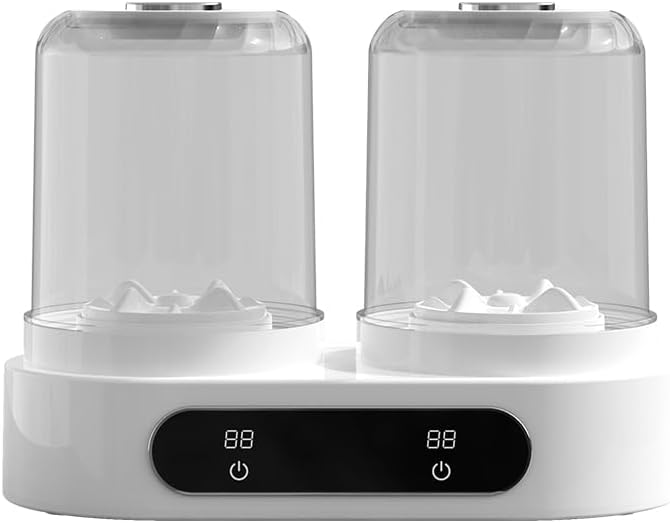 Portable Twin-Tub Mini Washer with Blue Light Color Care, Dual 1.5L Independent Wash, 2 Modes Compact Laundry for Apartment Travel Delicates