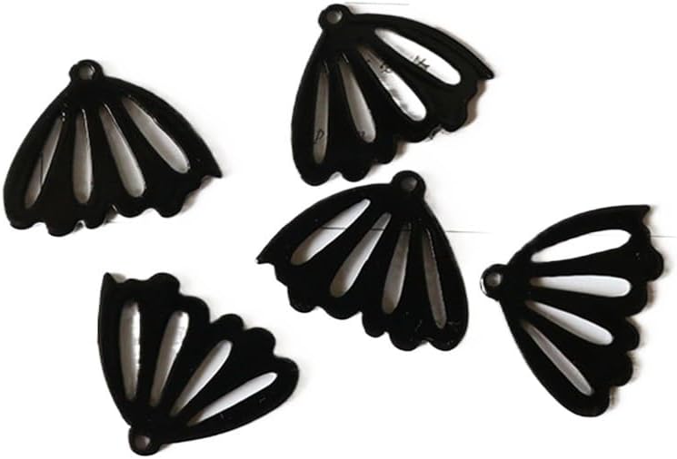 SIDUFHAOPKLL Gold-Tone Flower Acrylic Pendant Earrings Accessories Handmade DIY Jewellery Material(D)