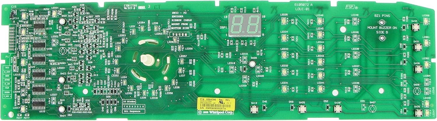 CoreCentric Remanufactured Laundry Dryer Control Board Replacement for Whirlpool 8564396 / WP8564396