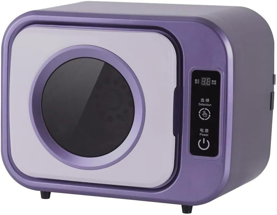 Portable Electric Clothes Dryer Small Wall Mounted Drum Drying Machine, Mini Electric Portable Clothes Dryer, Front Load Compact Tumble Laundry Dryer(C)