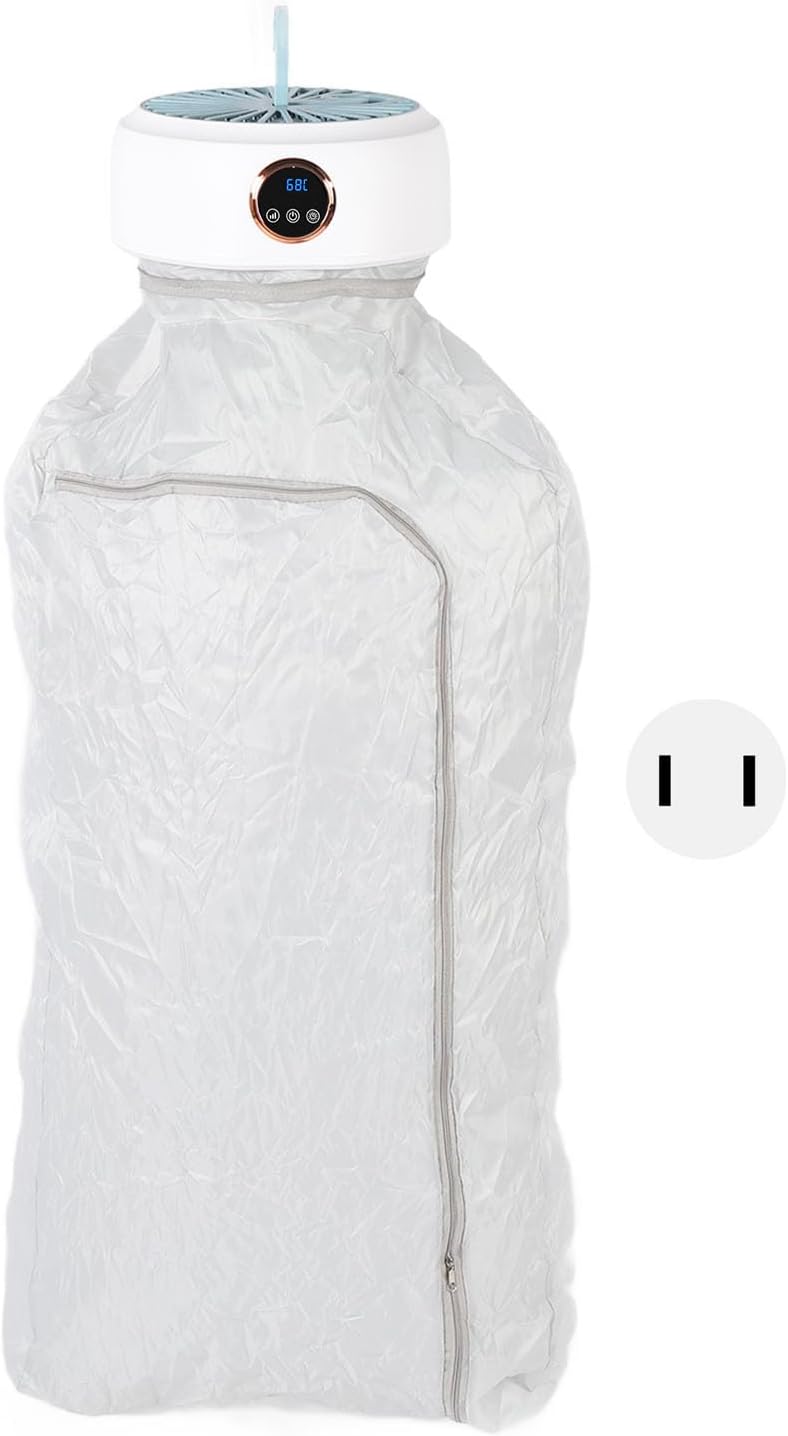 Portable Clothes Dryer for Laundry, Dryer for Apartments, RV, Compact Travel Dryer, Foldable with Timer, Sturdy, Easy to use, for Light Clothing Underwear, Baby Clothes (US Plug)