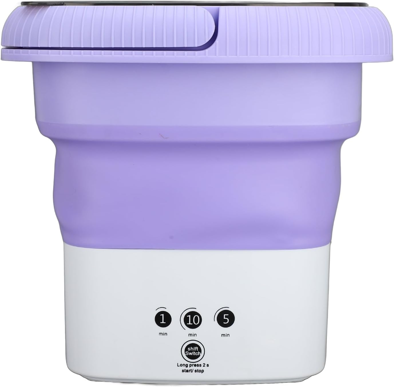 Portable Washing Machine Mini Foldable Washer 6.5L Deep Cleaning of Underwear Small Clothes Socks for Apartment Dormitory