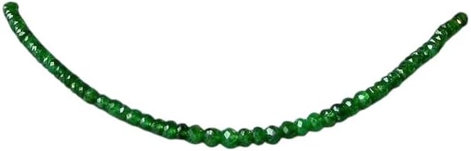 Radiant Green Tsavorite Garnet Faceted Bead Strand 6081 for Jewelry Making