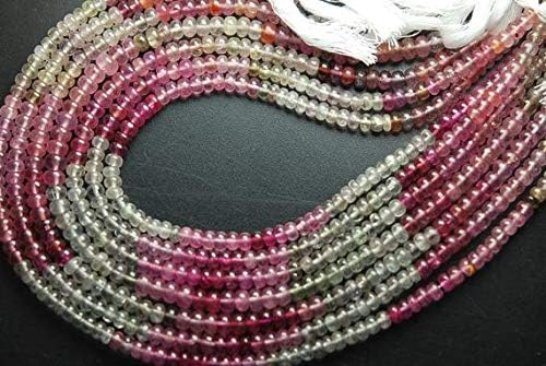 14 Inch,Super, Super AAA Natural UMBA Sapphire Smooth Roundells,Size 3.5mm Aprx Code-HIGH-56387