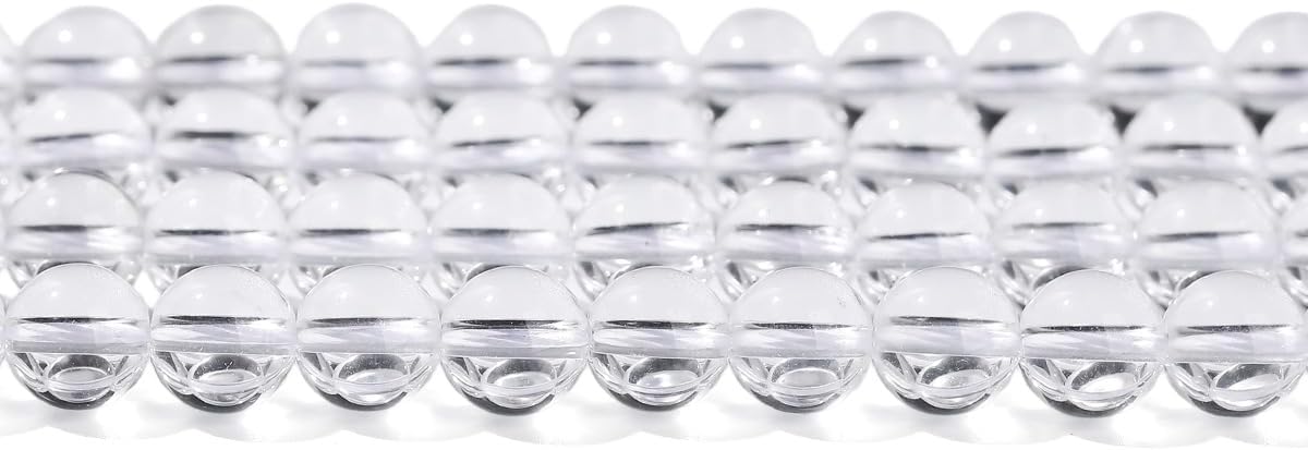 Collectible Natural White Crystal Scattered Beads - Selected high-Transparent Energy Crystals, Suitable for fine Jewelry Making(12mm (0.48in Approx. 31 pcs))