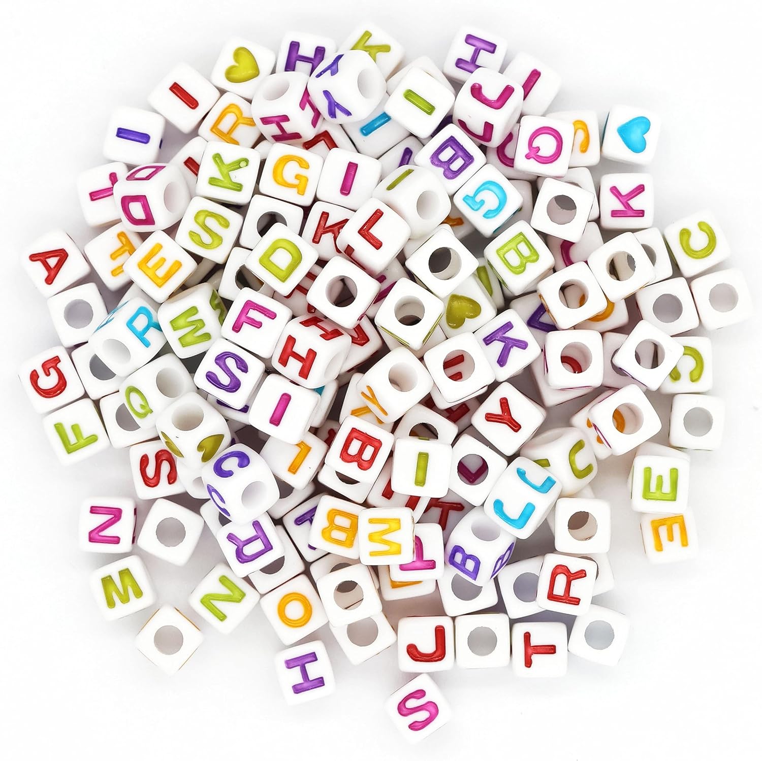 Creatology Multicolor Alphabet Beads, 12 Packs: 340 ct. (4,080 Total), 6.5mm