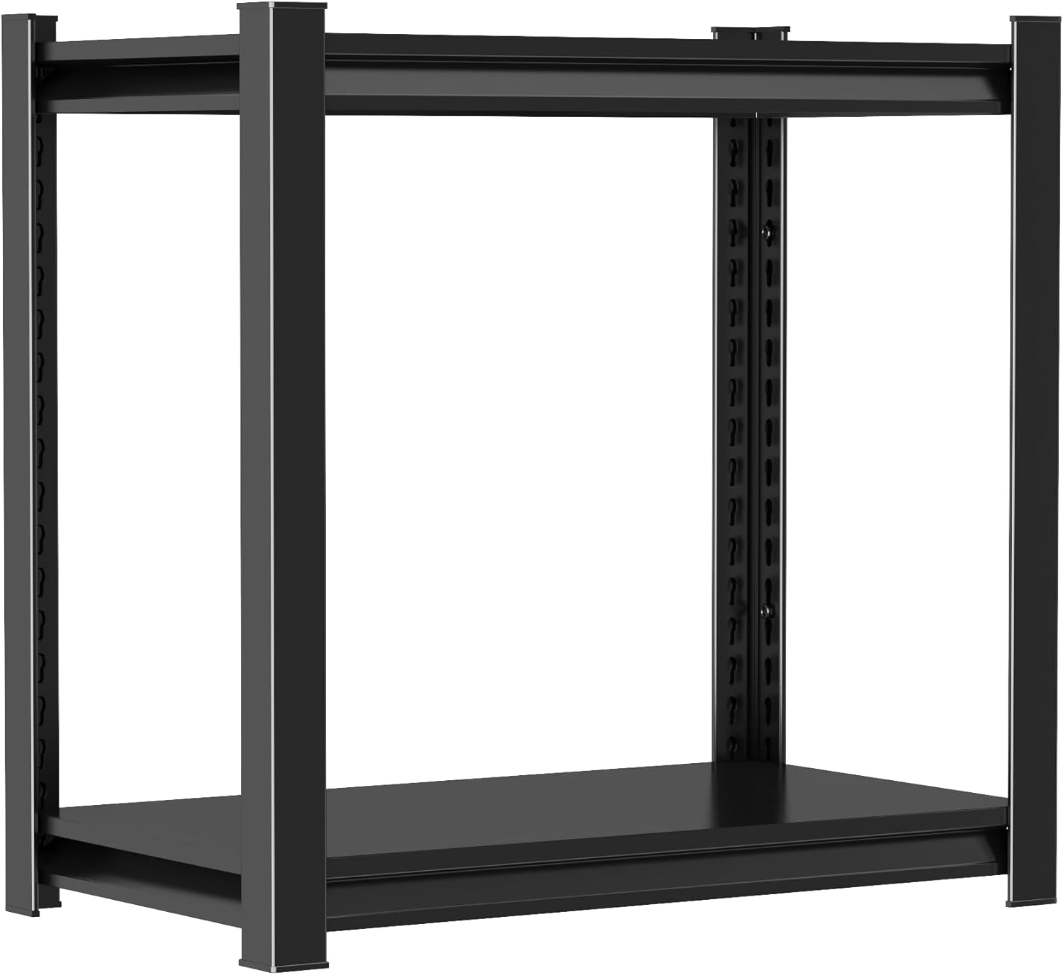 Expandable Metal Storage Shelves, 300 LBS Metal Shelving Unit Rack for Pots and Pans Appliances Heavy Items, Adjustable 2 Tier Storage Shelf Rack Organizer for Kitchen Pantry Garage Laundry