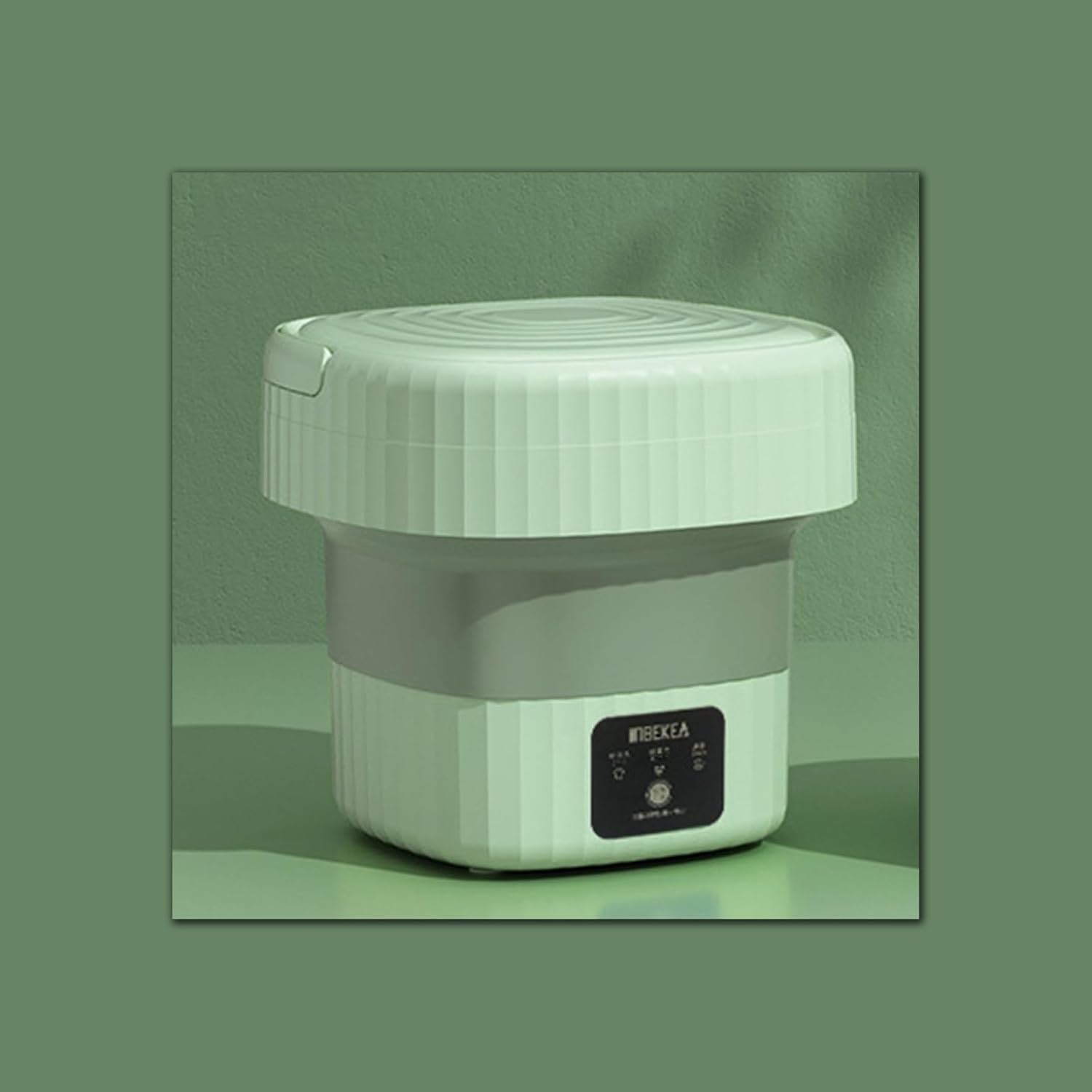 DELURA Portable Washing Machine,6L Large Capacity Small Washing Machine,Foldable Washing Machine with Spin-Dry Basket,Mini Washer for Washing Small Pieces of Clothing, Underwear,Socks (Color : B)